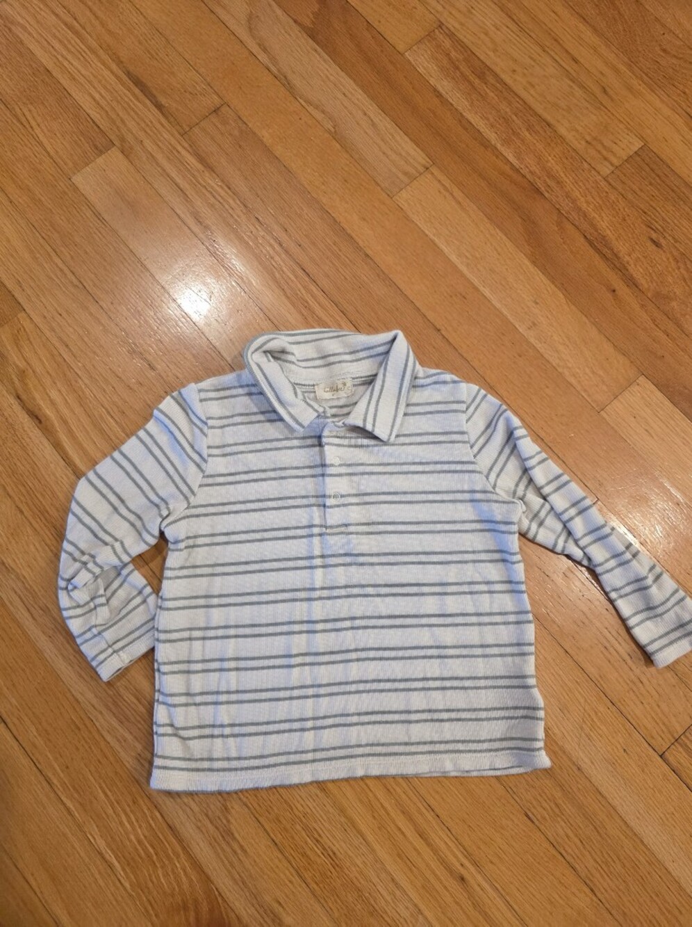 Tullabee  Boys Collared Ribbed Long Sleeve